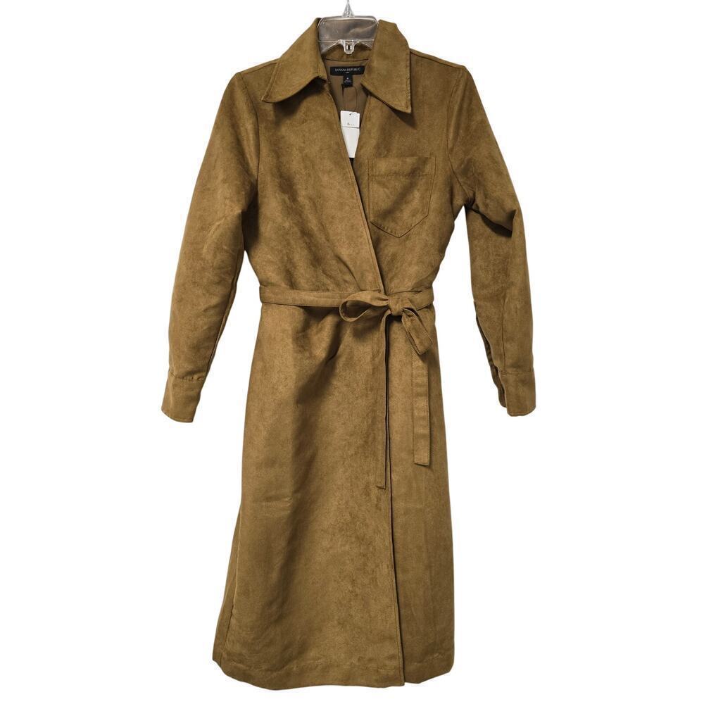 NWT Banana Republic Vegan Suede Knee Length Dress Size 6 - Picture 6 of 10